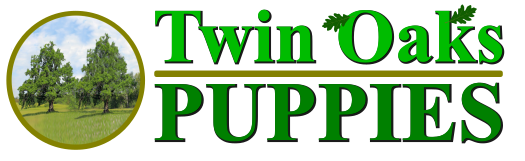 Twin Oaks Puppies logo